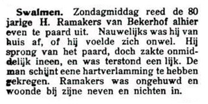 de Maas- en Roerbode, 9 december 1909.