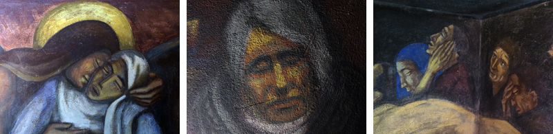 Joep Nicolas, schilderingen in crypte