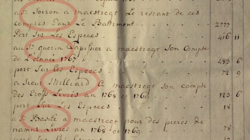 Schloss Haag, inv.nr. 2337, detail.