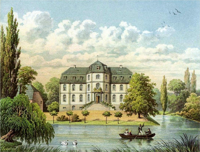 Schloss Türnich ca. 1860, Sammlung Alexander Duncker