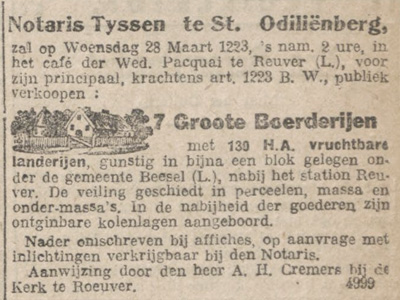 Limburger Koerier, 8 maart 1923