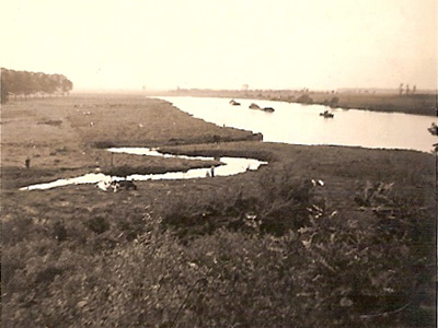 De monding van de Swalm in 1954. Foto: collectie Jan Claessen.