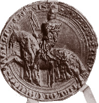 SIGILLVM . REYINALDI : COMITIS . 1 GELRIENISIS (1280)