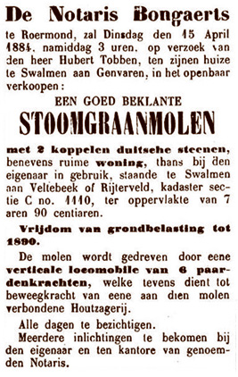 De Volksvriend, 5 april 1884.