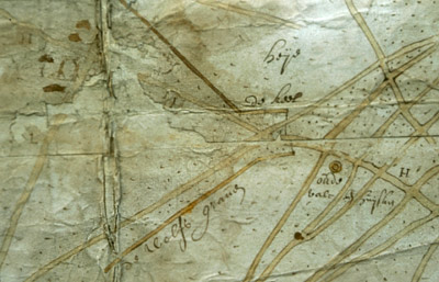 Detail kaart Mulier. Foto: Loe Giesen