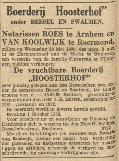 Limburger Koerier, 17 mei 1930.